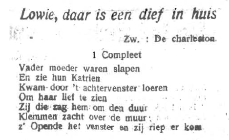 liedblad Frans Jacobs nr 56 - 1